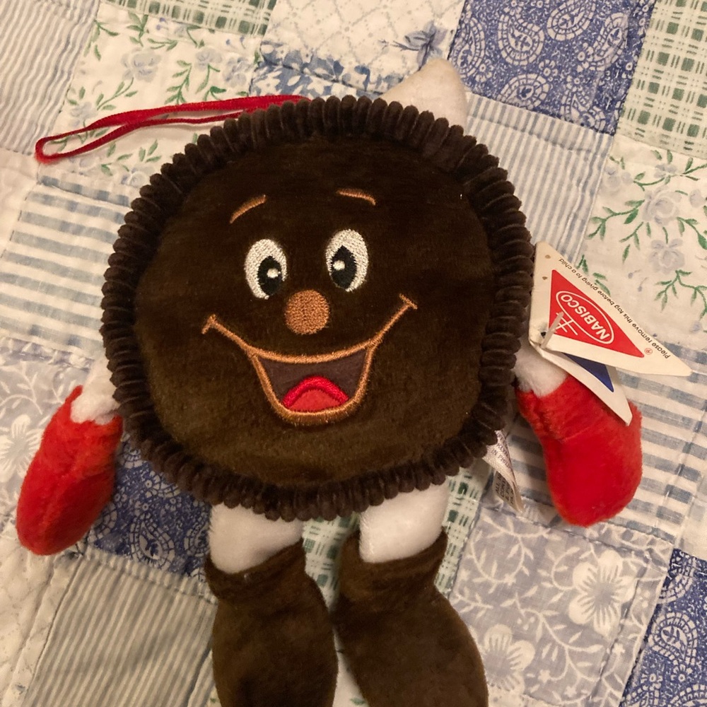 Vintage 90s Double Stuff Oreo Plushie Ornament